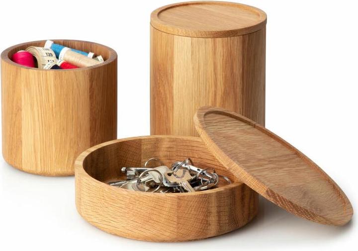 Produktbild Continenta Eiche Dose, 19x19xH6cm