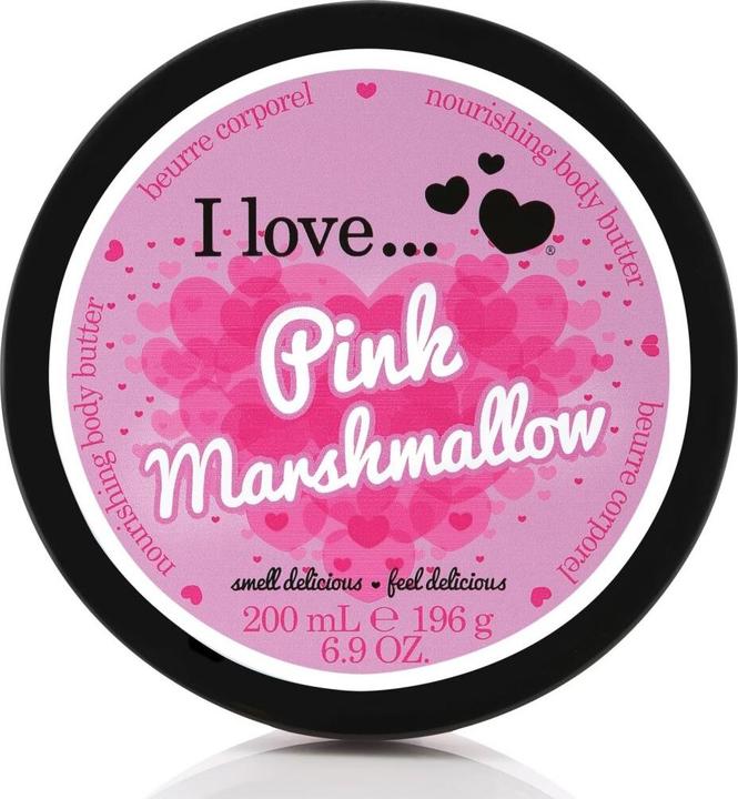 Actual product image I Love... Pink Marshmallow Body Butter 200ml (Body cream, 200 ml)