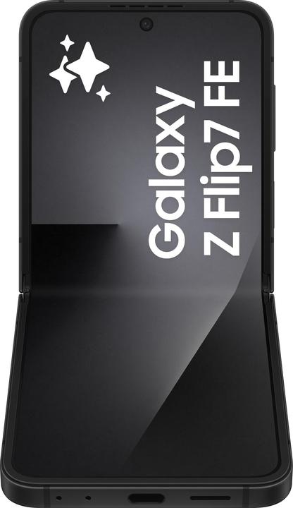 Actual product image Samsung Galaxy Z Flip7 FE (128 GB, Black, 6.70", SIM + eSIM, 5G)