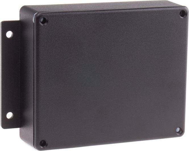 Produktbild RS PRO Gehäuse Aluminium mit Flansch schwarz (Gehäuse)