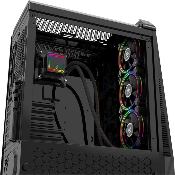 Actual product image Intertech ALSEYE HALO CPU water cooling H360
