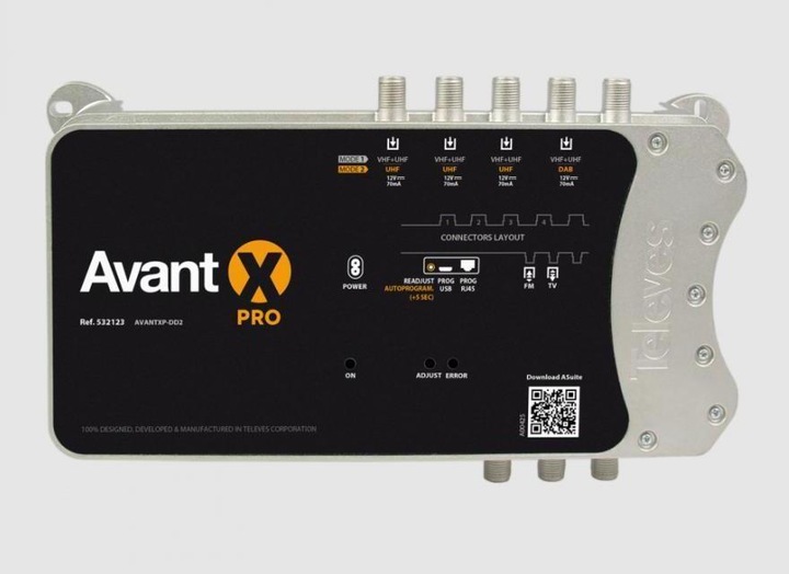 Produktbild Televes AVANTXP-DD2 Mehrbereichsverstärker Pro (Verstärker)