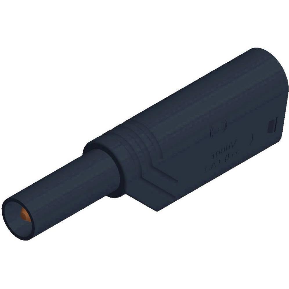SKS Sicherheits-Lamellenstecker St, Elektronikkabel + Stecker, Schwarz