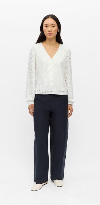 Immagine prodotto Object V-Ausschnitt Puffärmel Bluse (M)