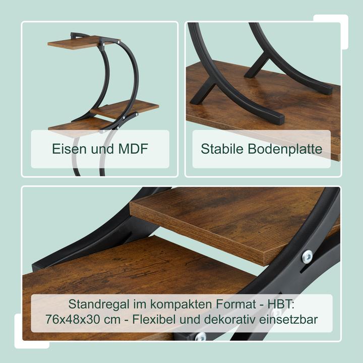 Produktbild Relaxdays Pflanzenständer Industrial Design