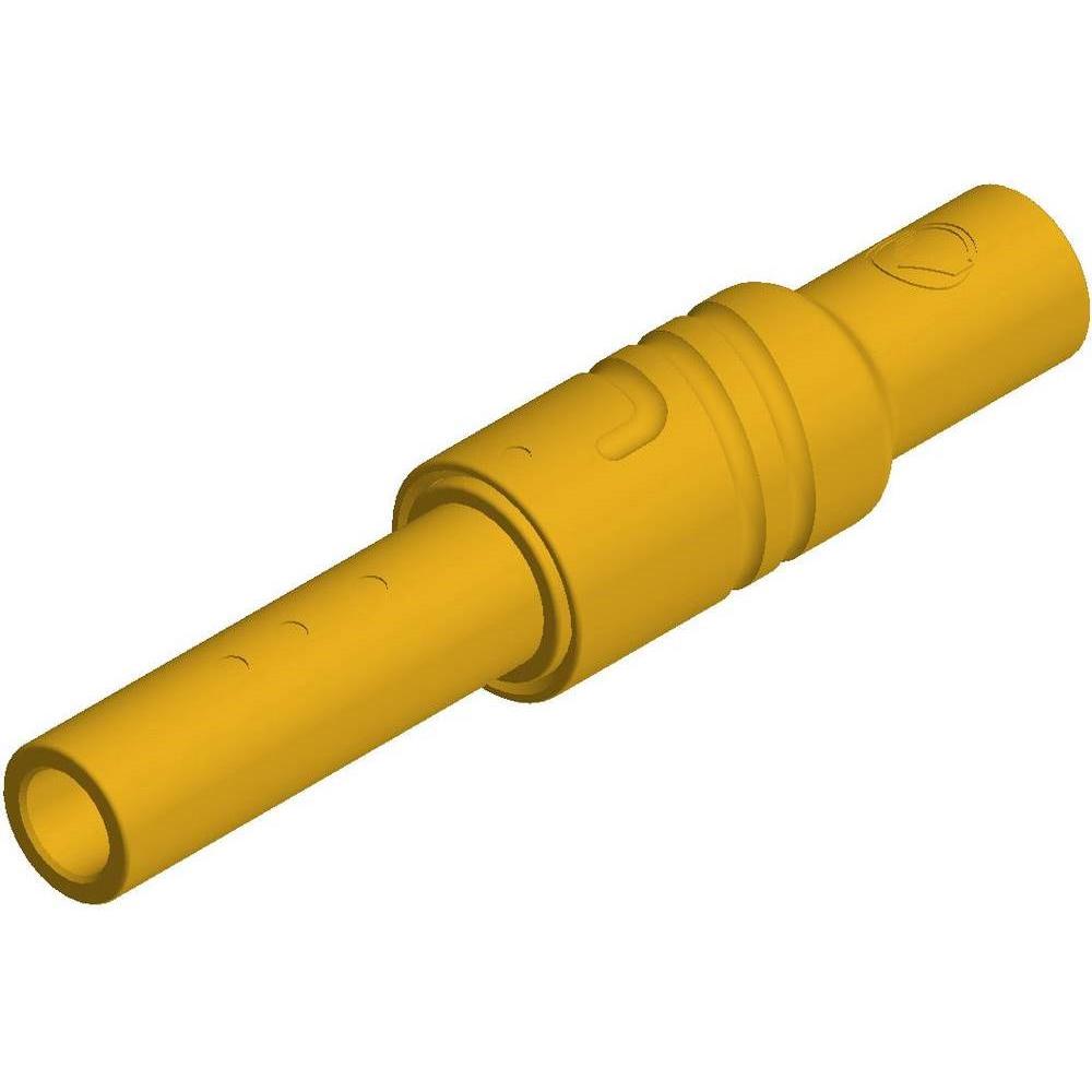 SKS Sicherheits-Lamellenbuchse Buc, Elektronikkabel + Stecker, Gelb