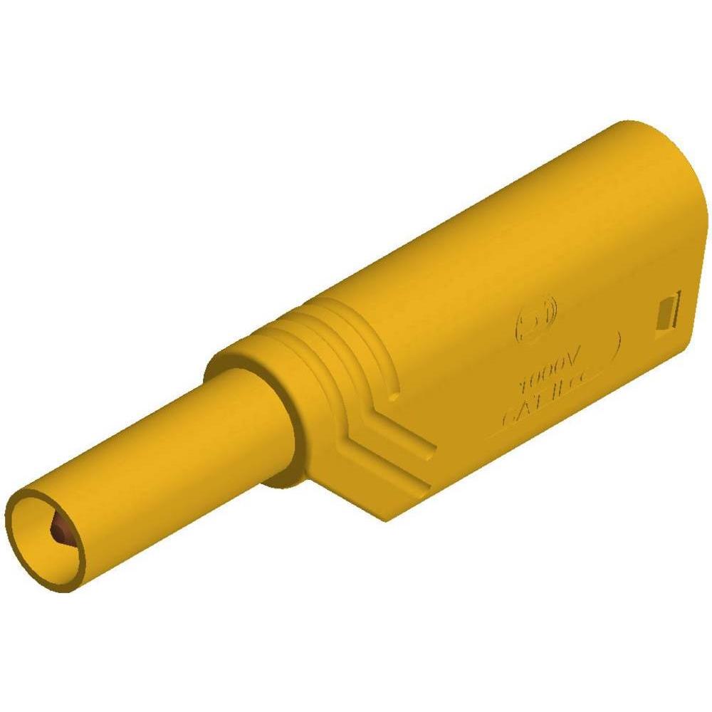 Thumbnail - SKS Sicherheits-Lamellenstecker St, Elektronikkabel + Stecker, Gelb