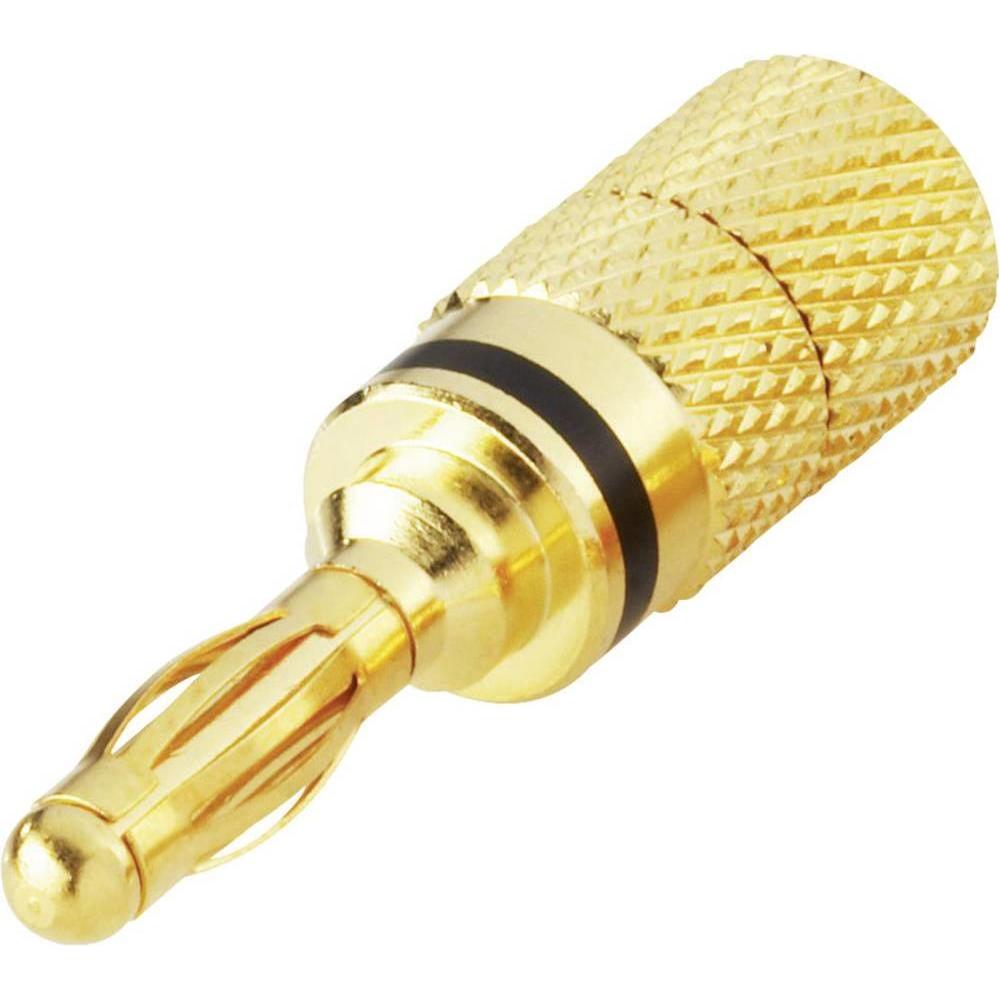 Thumbnail - BKL Electronic Lamellenstecker Stecker, gerad, Elektronikkabel + Stecker, Schwarz