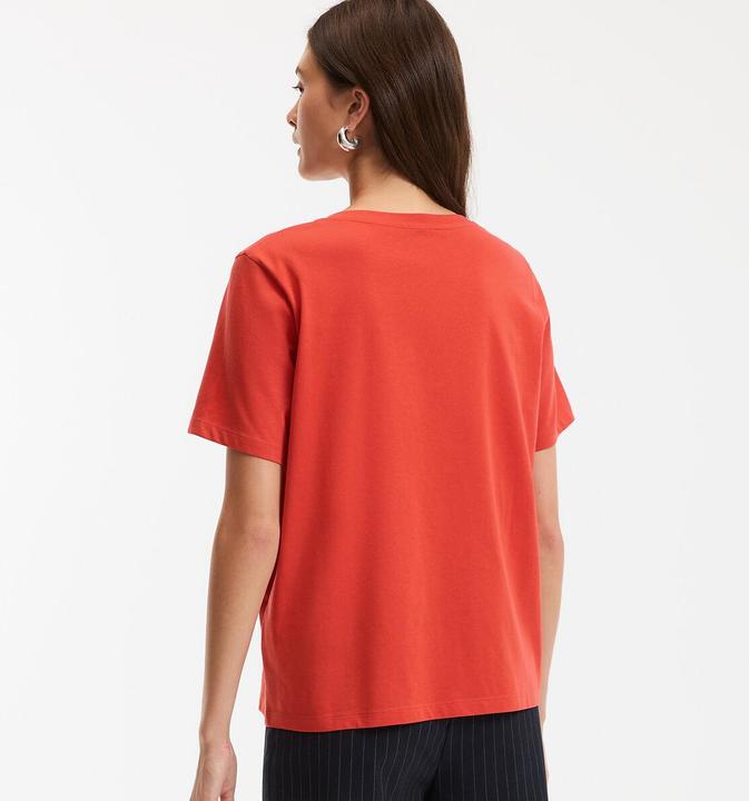 Immagine prodotto La Redoute Collections T-Shirt mit V-Ausschnitt (M)