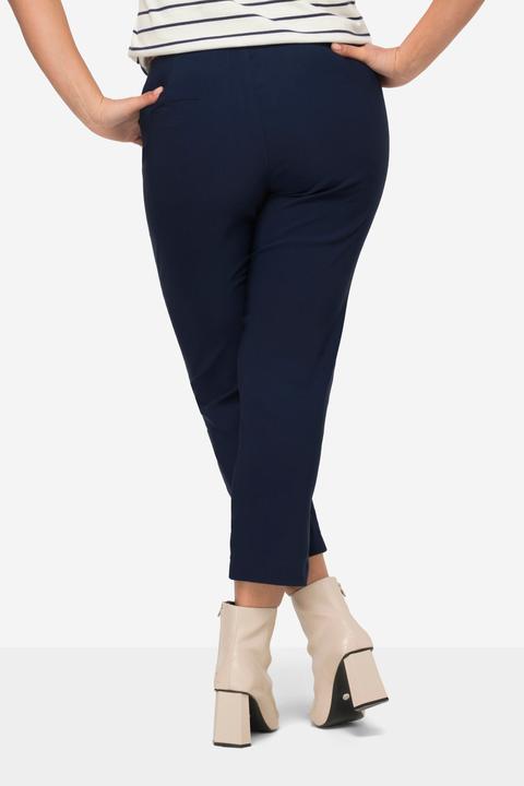Image du produit Miamoda Pantalon en bengaline coupe Slim Fit, avec taille élastique et bande fantaisie le long de la jambe (50)