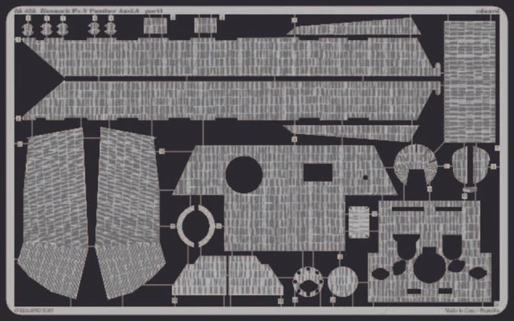 Produktbild Eduard Zimmerit Panther Ausf. A für Tamiya Bausatz