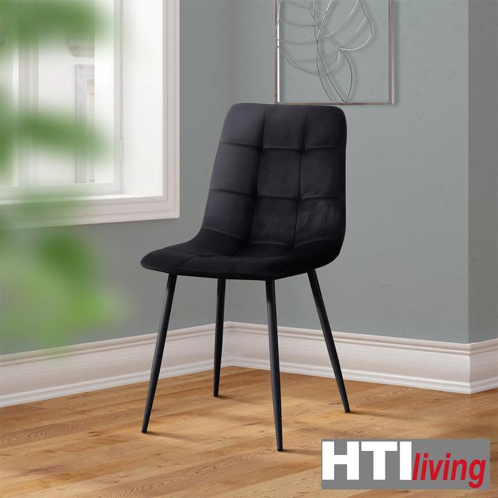 Produktbild HTI-Living Stuhl Mesa Velvet Schwarz