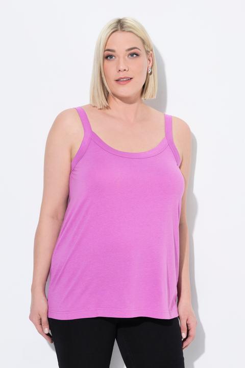 Produktbild Ulla Popken Spaghettitop, Rundhals, Modalmix, ärmellos (50, 52)