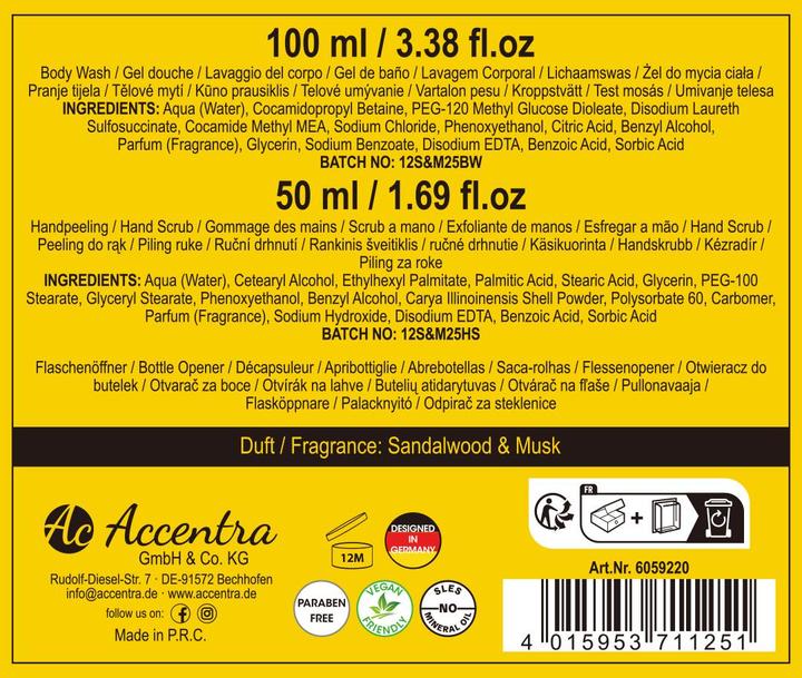 Produktbild Accentra BATH & BODY TOOLKIT - Geschenkset (Körperpflegeset)