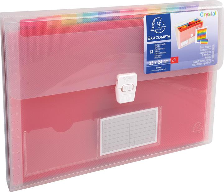 Actual product image Exacompta Crystal folder with handle (A4, 1 x)