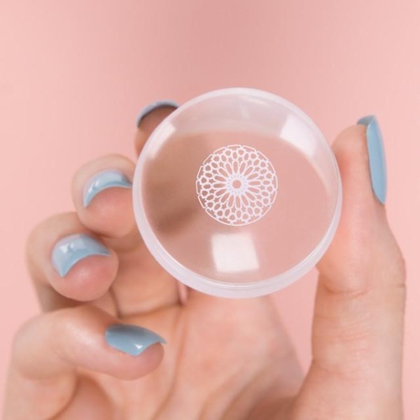 Actual product image MoYou London Crystal Clear Stamper & Scraper (Nail punch, Transparent)