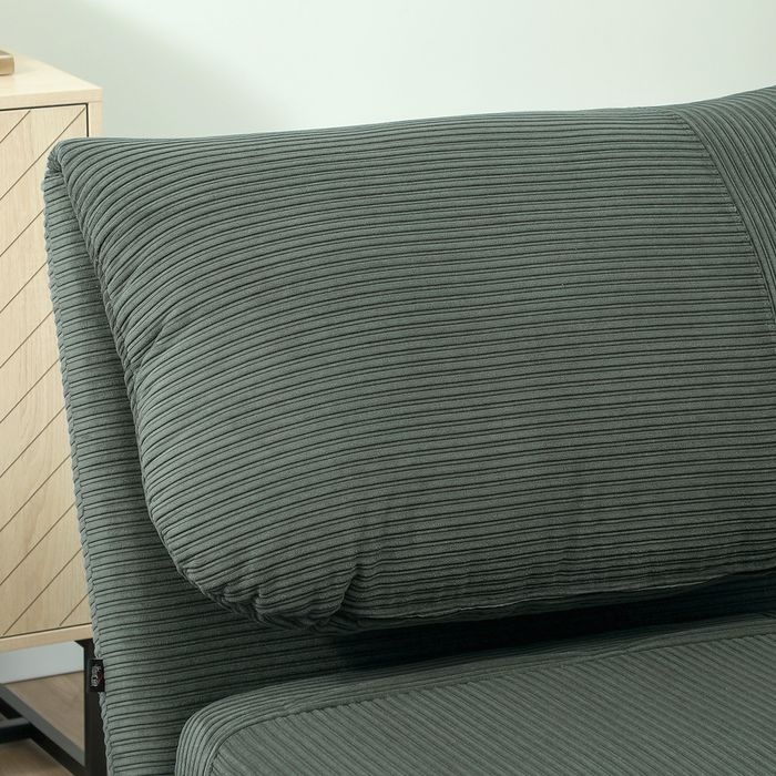 Produktbild Swisshandel24 2-in-1 Schlafsofa Schlafsessel Klappmatratze Gästebett Klappbett Grün