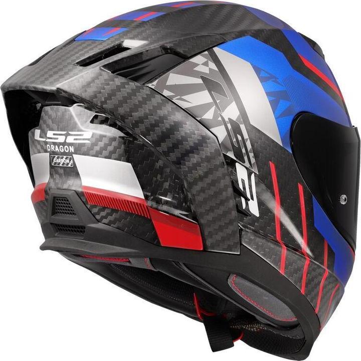 Produktbild LS2 OF807 DRAGON CARBON TRAX Integralhelm (M)