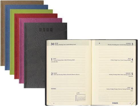 Immagine prodotto Brepols Delta 3½ T/S Lucca Cart.ass. 8343395 8,5x12,5cm, 2020 (A6, 1 settimana / 2 pagine)