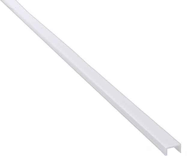 Actual product image Barthelme BAR 62399302 BARdolino plastic profile 2010x14.8x8mm opal white