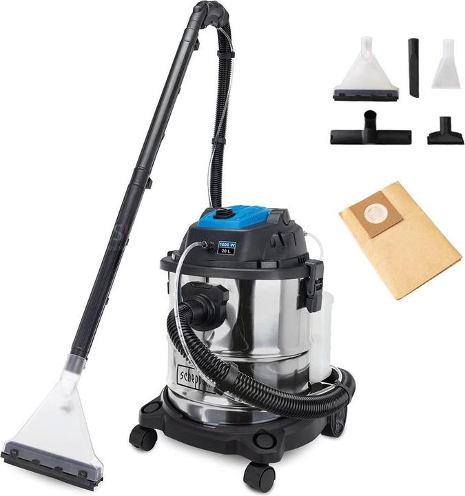 Image du produit Scheppach Aspirateur de pulvérisation et de lavage SprayVac20 (Aspirateur eau et poussière)