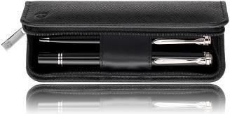 Produktbild Herlitz Genarbtes Leder-Etui für zwei Schreibgeräte