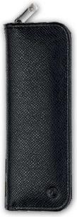 Produktbild Herlitz Genarbtes Leder-Etui für zwei Schreibgeräte