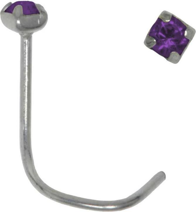 Immagine prodotto Bijouteria Piercing per naso (Argento 925, Vetro (di orologio))