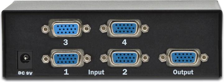 Produktbild Digitus VGA Switch 4 PCs, 1 Monitor