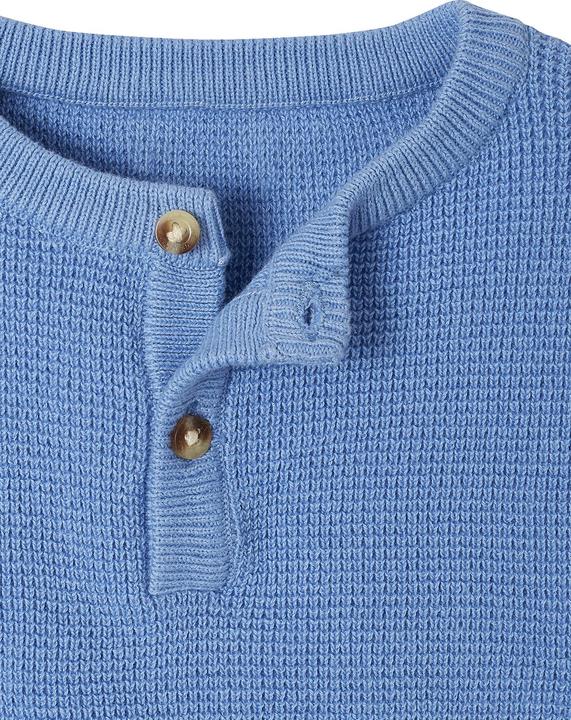 Actual product image Vertbaudet Baby Henley-Pullover aus Waffelpikee (62)