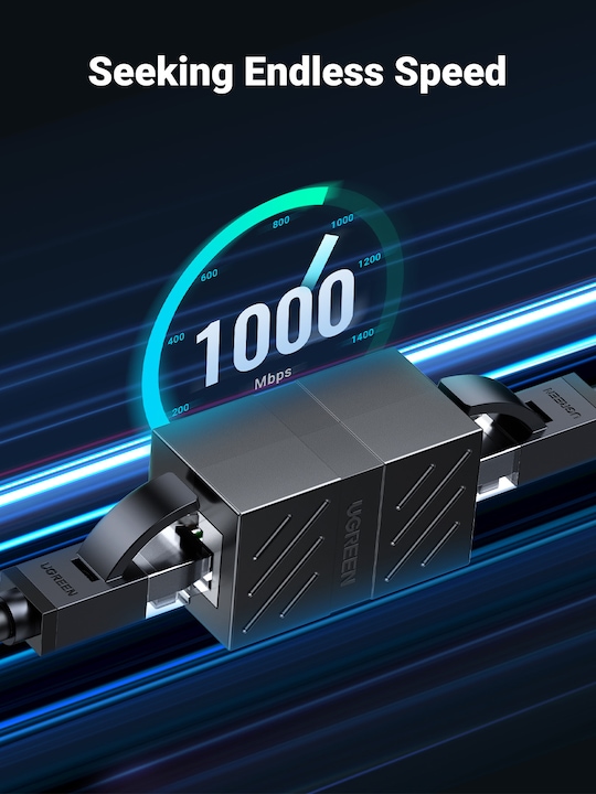 Image du produit Ugreen Raccord Ethernet RJ45 CAT6 10 Gbit/s (Raccord réseau)