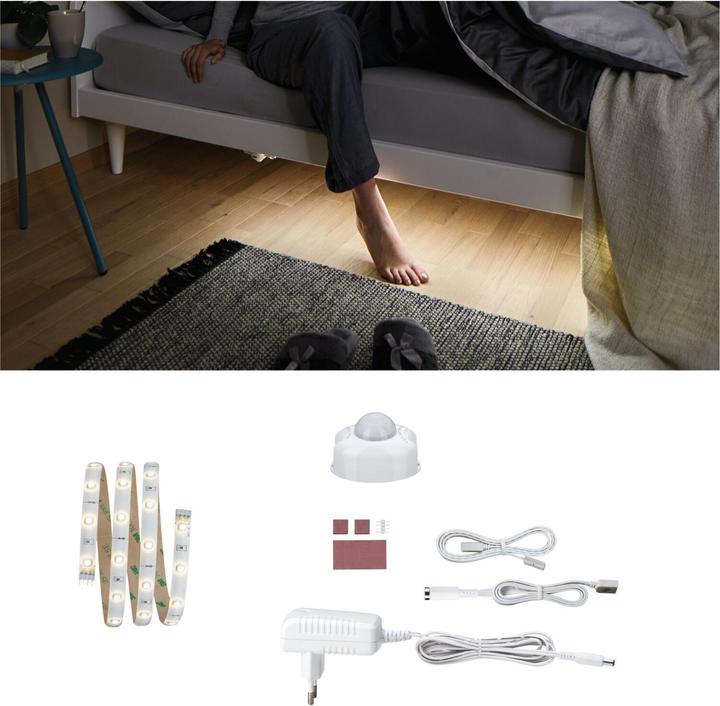 Immagine prodotto Paulmann Rilevatore di movimento (Bianco caldo, 100 cm, Interno)