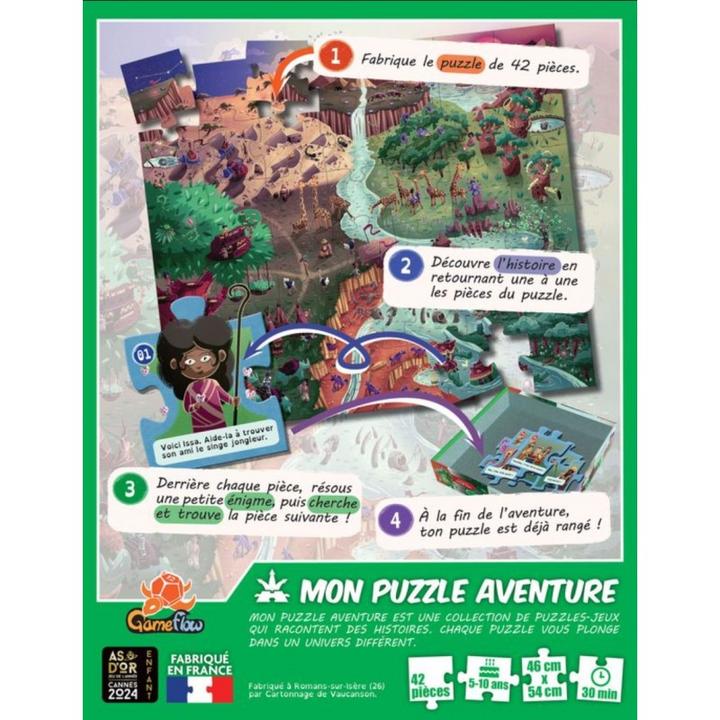 Immagine prodotto Game Mon puzzle aventure - Terre ocre (42 pezzi)