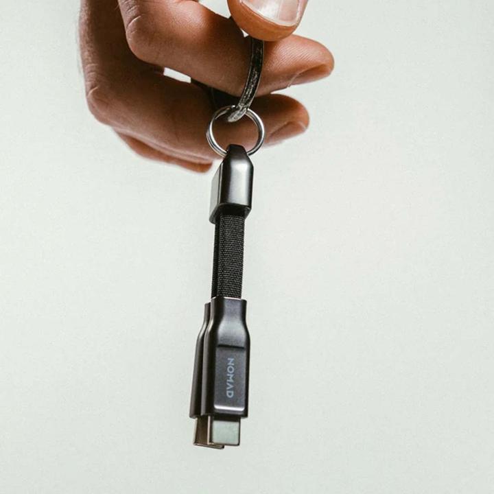 Productafbeelding Nomad ChargeKey USB-C to USB-C 240W Charging Cable 12cm (0.12 m, 240 W)