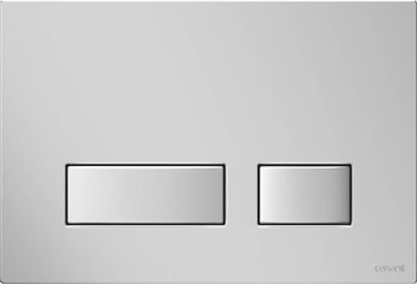 Cersanit Movi WC operating plate for WC chrome matt (S97-026)