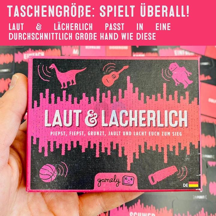 Immagine prodotto Gamely LAUT & LAECHERLICH - Fai bip, cigolii, grugniti, ululati e risate per raggiungere la vittoria. (Tedesco)
