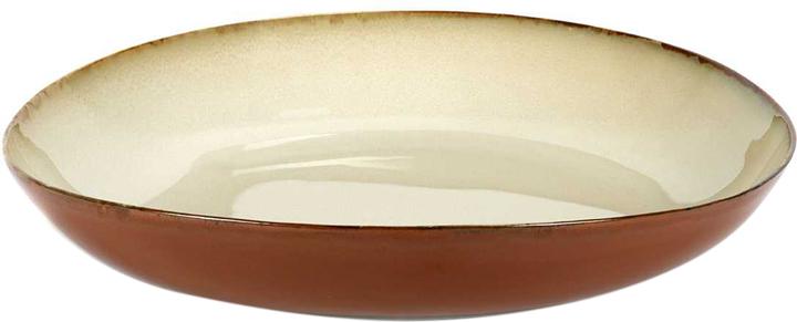 Serax Anita Le Grelle Terres De Rves serveerschaal D45cm H6.8cm misty grey/rust