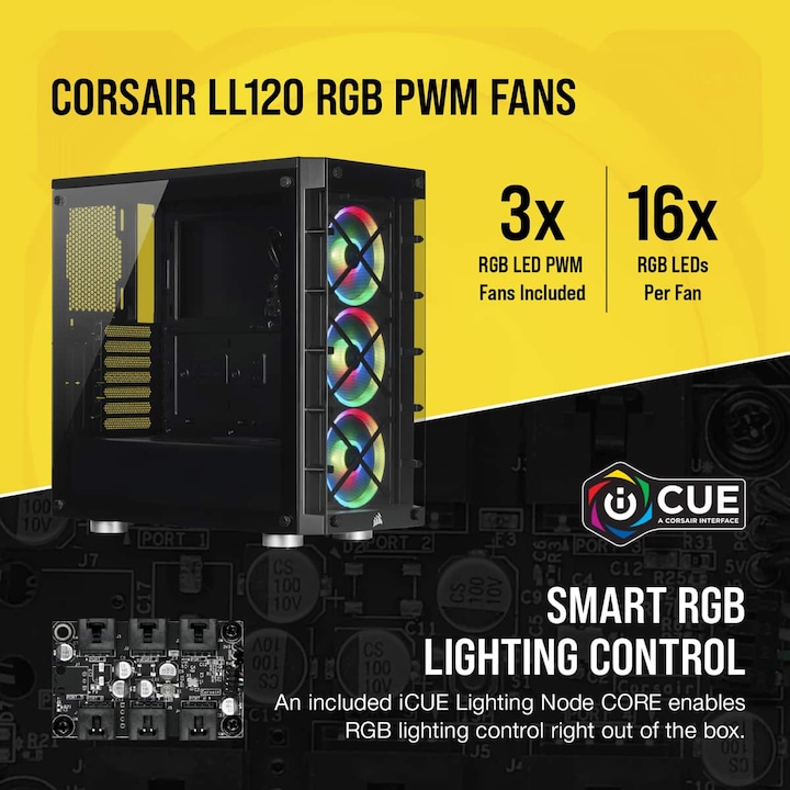 Produktbild Corsair iCUE 465X RGB (ATX, mATX, Mini-ITX)