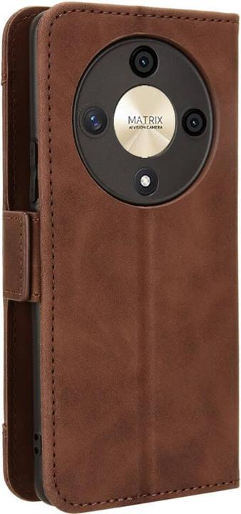 Actual product image Cover-Discount Honor Magic6 Lite - Case many card slots brown (Honor Magic6 Lite)