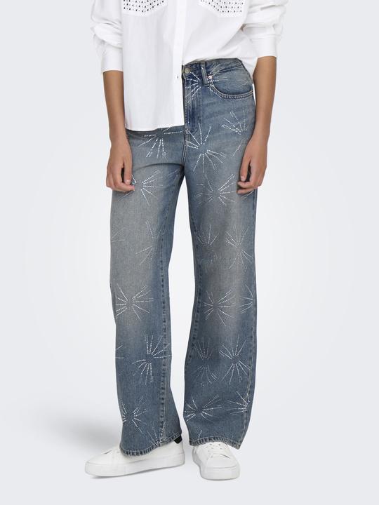 Immagine prodotto Only ONLHOPE Hohe Taille Weiter Beinschnitt Jeans Jeans mit weitem Bein (W29/L32)