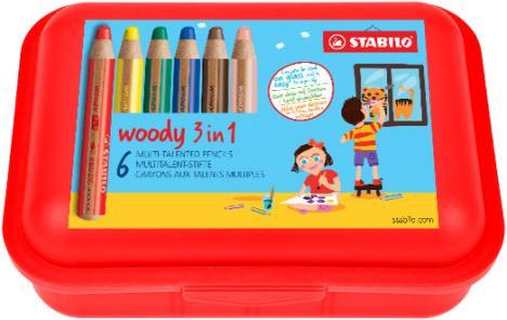Actual product image STABILO woody 3in1 coloured pencil