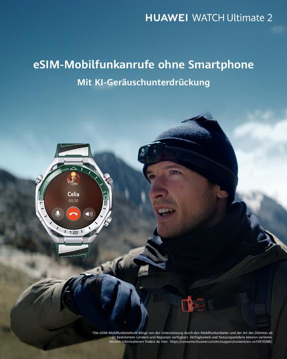 Actual product image Huawei Watch Ultimate 2 Grün (47.80 mm, 4G)