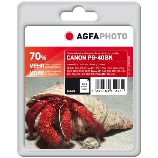 Thumbnail - AGFAPHOTO, Druckerpatrone, Apcpg40b (BK)