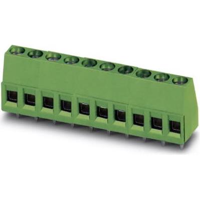 Phoenix 3 pole MKDS 1.5/3-5.08 PCB wire to board print clamp with 5.08mm raster, Elektronikkabel + Stecker, Grün