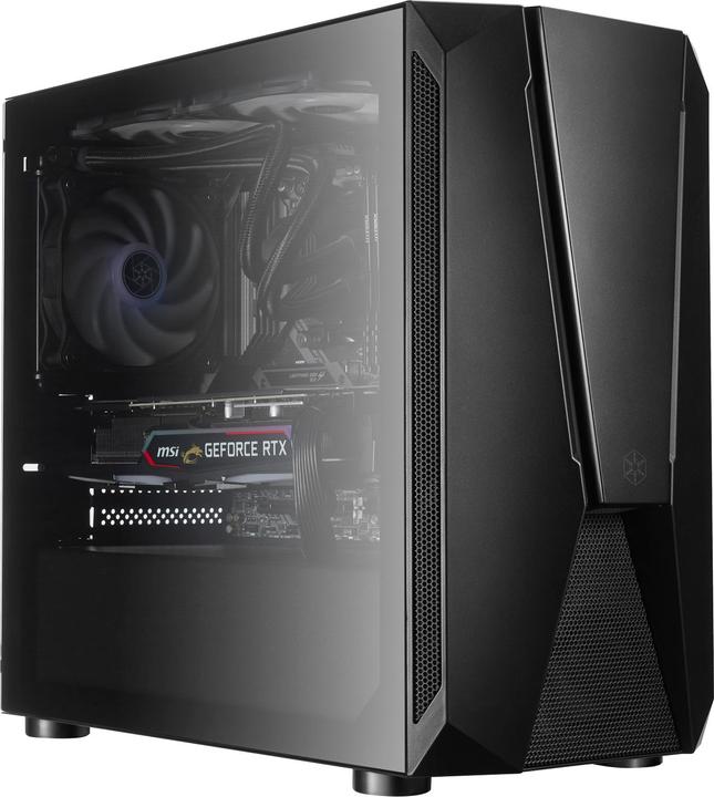 Immagine prodotto Silverstone Case Fara V1M Pro Micro-ATX, ARGB, vetro temperato (mATX, Mini-ITX)
