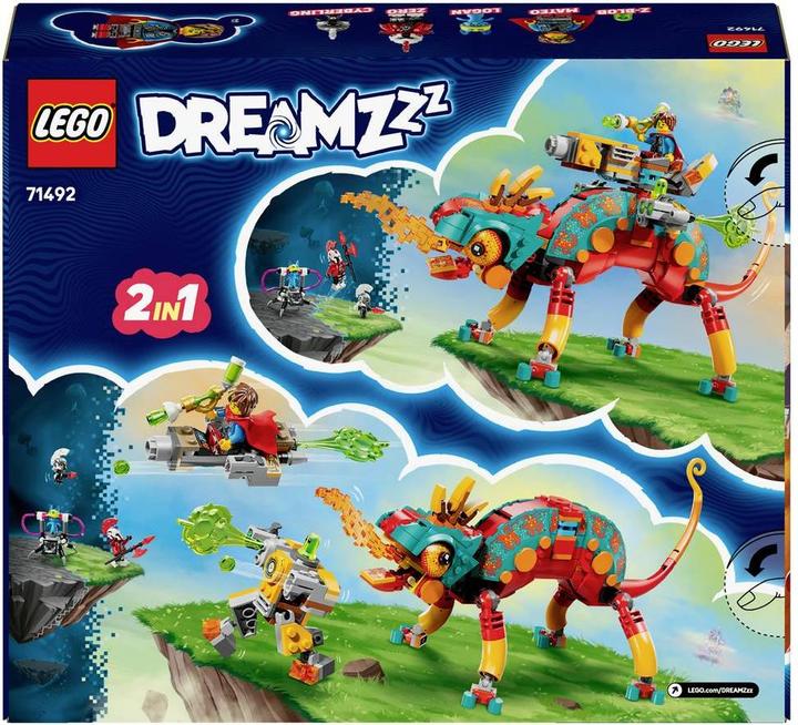 Produktbild LEGO 71492 ® DREAMZZZ Mateos Feuer-Chamäleon (71492, LEGO Dreamzzz)