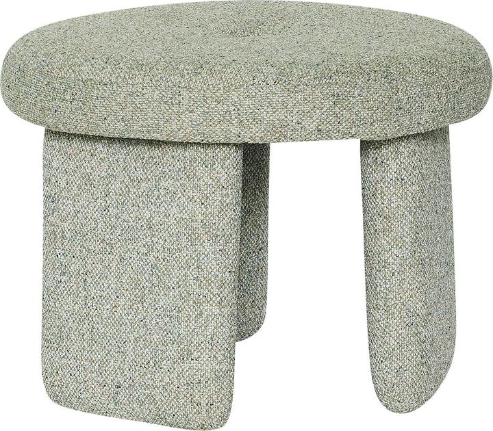 Image du produit Hübsch Rocco Pouffe Vert clair