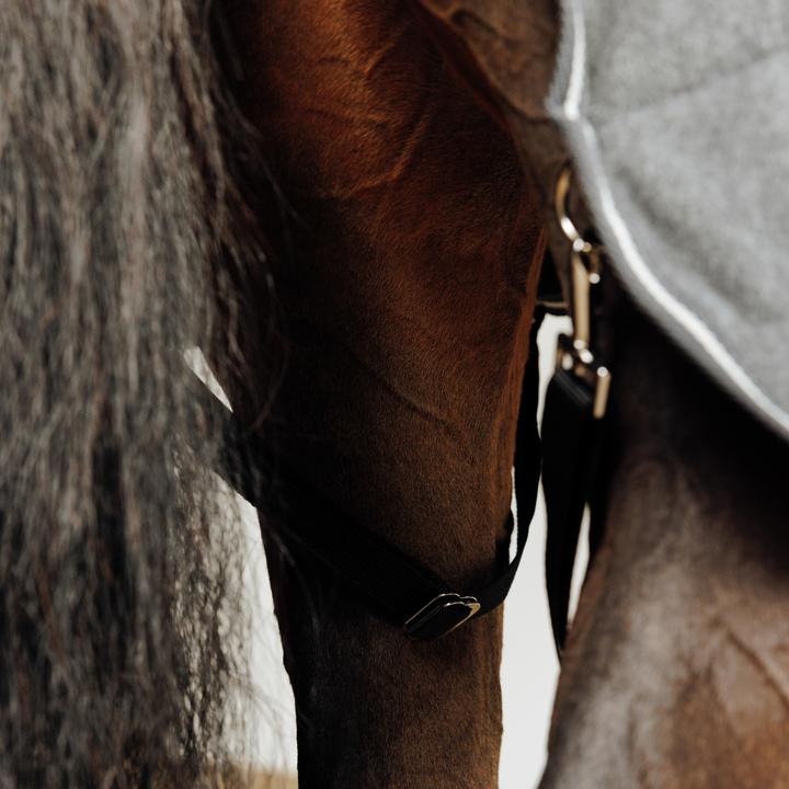 Actual product image Fouganza Fleecedecke Comfort warm Pferd/Pony grau (155 cm)