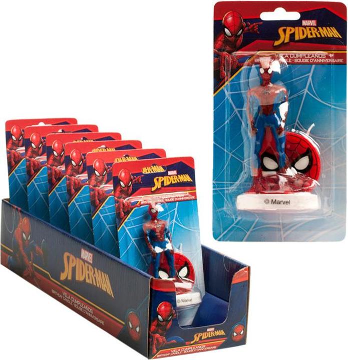 Actual product image Dekora 3D candle Spiiderman (9cm) (1 pcs.)