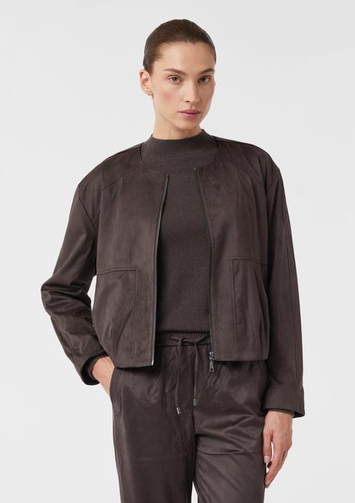 Actual product image Comma Indoor-Jacke Blouson in Veloursoptik (38)